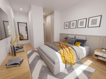 3 ambientes con balcón terraza, master suite, baño y cocina completa - amenities