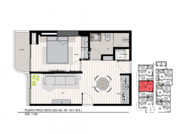 VENDO APARTAMENTO EN BELLA VISTA PROYECTO VENTU (P)