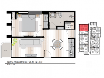 VENDO APARTAMENTO EN BELLA VISTA PROYECTO VENTU (P)