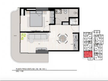 VENDO APARTAMENTO EN BELLA VISTA PROYECTO VENTU (P)