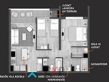 Departamento en Venta cercano Metro Ñuble / Santa Elena / Inversión Inmobiliaria / Santiago