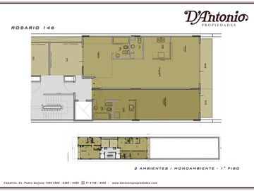 Venta- Departamento de 2 ambientes a estrenar - Caballito