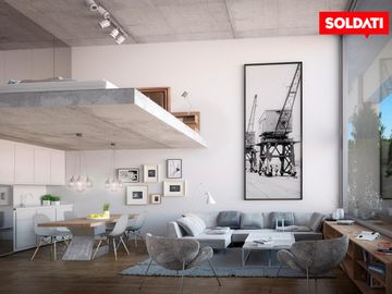 Departamento tipo loft 2 ambientes - San Telmo