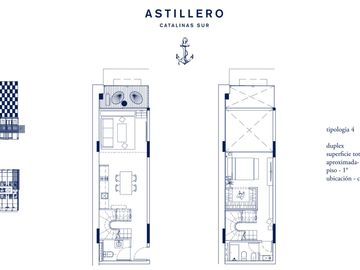 Departamento tipo loft 2 ambientes - San Telmo