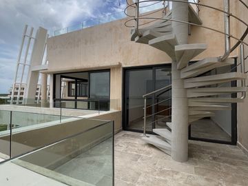 Penthouse en venta frente al mar de Telchac Yucatán