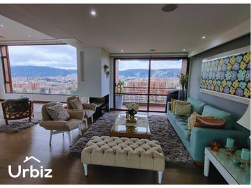 Venta de Apartamento de 225m con vista panoramica del norte de Bogota