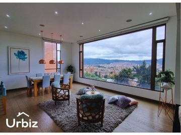 Venta de Apartamento de 225m con vista panoramica del norte de Bogota