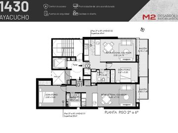 Departamento en venta 1 dormitorio Martin