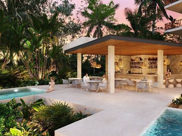 Departamento en Sisal frente al mar en venta. Cerca de Merida Yucatan