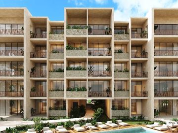 Departamento en Sisal frente al mar en venta. Cerca de Merida Yucatan