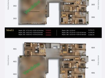 DEPARTAMENTO EN PREVENTA 2 REC C/ PEDRO MORENO - COLONIA GUERRERO - CUAUHTEMOC