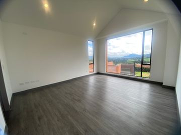 Arriendo - Casa Campestre Para Estrenar En Macadamia, La Calera