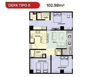 DEPARTAMENTO VENTA BARRIO VERGEL, 100 m2, CENTRO DE MONTERREY
