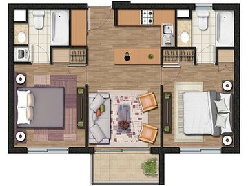 Departamento en Venta en Canal Beagle