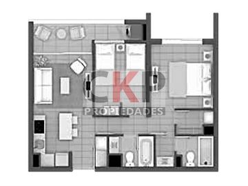 Departamento en Venta en Metro Ñuble / Santa Elena