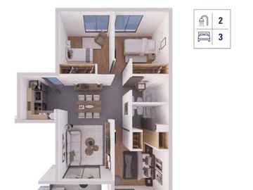 Departamento en pozo venta de 3 dormitorios en Godoy Cruz