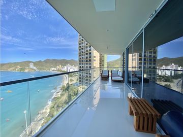 VENTA APARTAMENTO RODADERO SUR SANTA MARTA CON PLAYA
