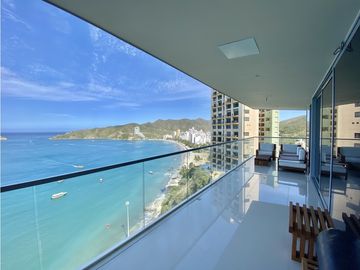 VENTA APARTAMENTO RODADERO SUR SANTA MARTA CON PLAYA