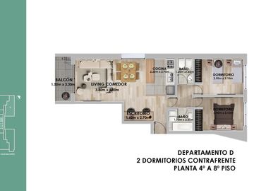 Departamento en Centro
