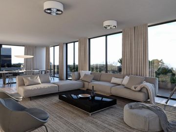 Departamento 3 Ambientes en Vicente López Río Amplia vista