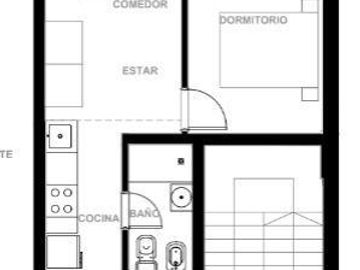 Departamento de 1 dormitorio. Centro