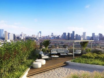 Loft remodelado y equipado. Cochera y  amenities en Quartier Puerto Retiro.
