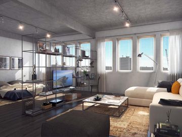 Loft remodelado y equipado. Cochera y  amenities en Quartier Puerto Retiro.