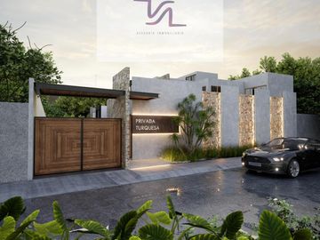 MODERNA CASA CON ALBERCA EN PRIVADA