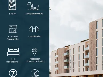 Departamento en venta en Los Valdez, Saltillo, Coahuila de Zaragoza