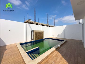 CASAS INDEPENDIENTES CON PISCINA EN VENTA SECTOR SUR DE MANTA