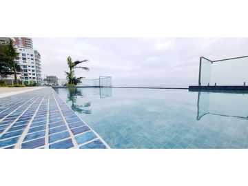 En venta departamento de lujo edificio Skorpios Manta Ecuador.