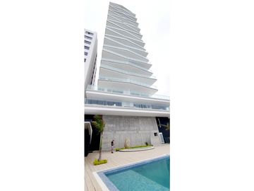En venta departamento de lujo edificio Skorpios Manta Ecuador.