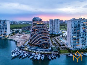 Departamento PH en Shark Tower Puerto Cancun Mexico (Recorrido Virtual)