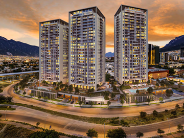 VENTA DE DEPARTAMENTOS EN TORRE WEST VALLE PONIENTE SANTA CATARINA