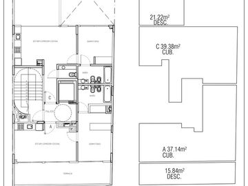 Departamento - Venta- 2 ambientes -  Barrio Norte