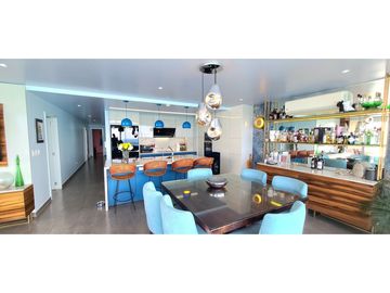 Venta departamento de lujo frente al mar en edificio Ibiza en Manta.