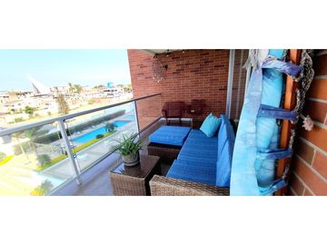 Venta departamento de lujo frente al mar en edificio Ibiza en Manta.