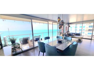 Venta departamento de lujo frente al mar en edificio Ibiza en Manta.