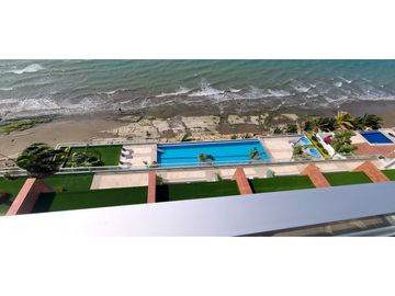 Venta departamento de lujo frente al mar en edificio Ibiza en Manta.