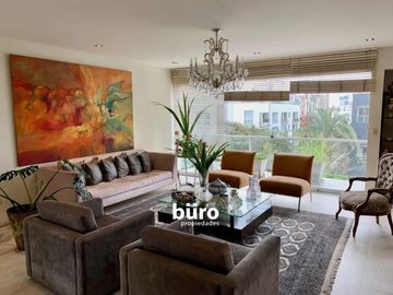 LINDO DEPA/CASA CON GRAN JARDIN Y TERRAZA EN VENTA EN LA AURORA MIRAFLORES