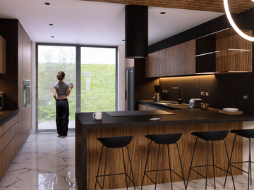 VENTA DE CASA EN ESQUINA FRENTE  A ÁREA VERDE , ZONA LOMAS DE ANGELÓPOLIS