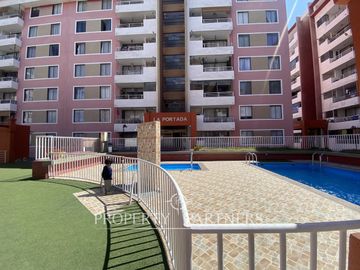 Acogedor departamento en Condominio sector Norte