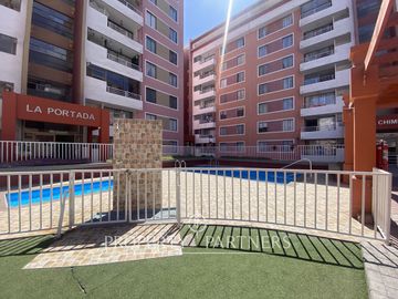 Acogedor departamento en Condominio sector Norte