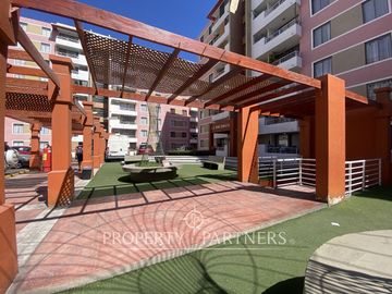 Acogedor departamento en Condominio sector Norte