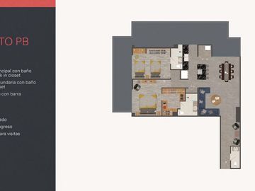 DEPARTAMENTO EN VENTA EN LA COLONIA MONRAZ