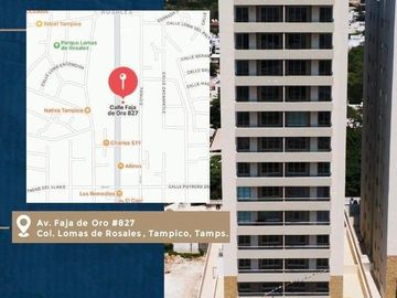 VENTA DE DEPARTAMENTOS TORRE 827 COL. LOMAS DE ROSALES VENTA MXN5,400,000