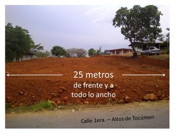 Venta de terreno en Altos de Tocumen GTA