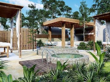 PRECIOSAS CASAS EN COTO EN TULUM CON O SIN MUEBLES TU ESCOGES.