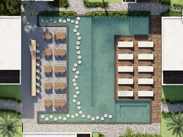 PRECIOSAS CASAS EN COTO EN TULUM CON O SIN MUEBLES TU ESCOGES.
