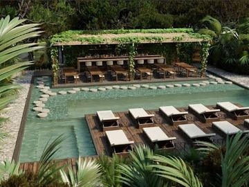 PRECIOSAS CASAS EN COTO EN TULUM CON O SIN MUEBLES TU ESCOGES.
